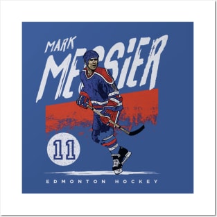 Mark Messier Edmonton Grunge Posters and Art